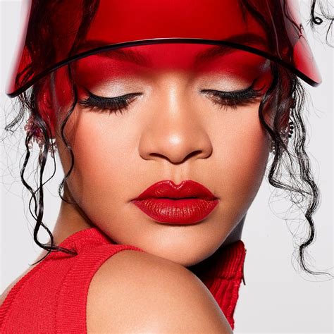 fendi lipsticks|rihanna with lipstick on.